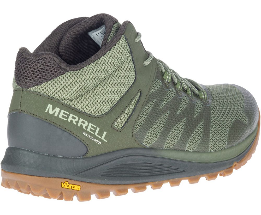 Tenis Homem - Merrell Nova 2 Mid Waterproof - Verde Oliva - AFT304285
